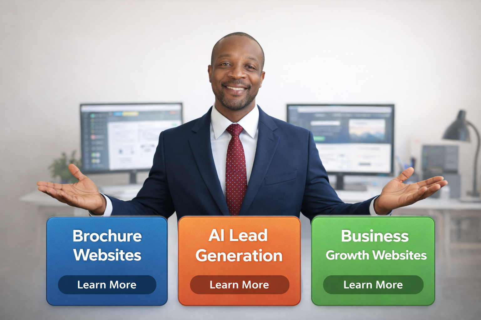 Jean Arne presenting WordPress Place website services for Fort Worth businesses